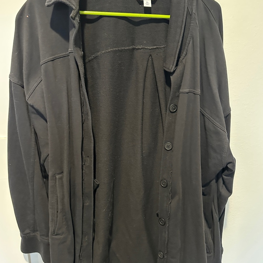 Joylab Charcoal Button-Up Jacket - image 2